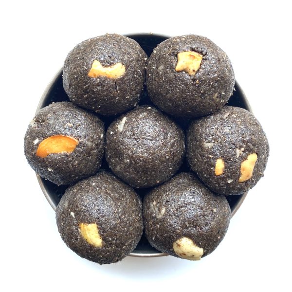 Black Rice Ghee Laddu(Brown Sugar)