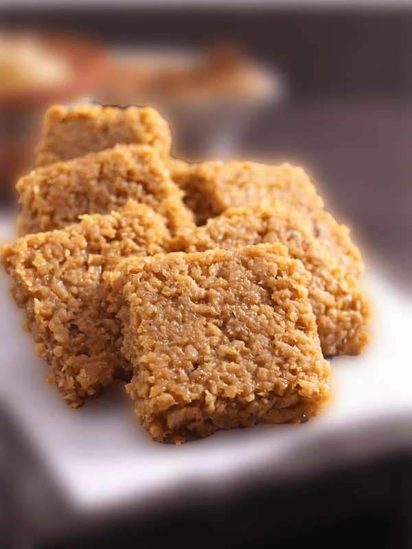 Coconut Burfi (Palm Jaggery)